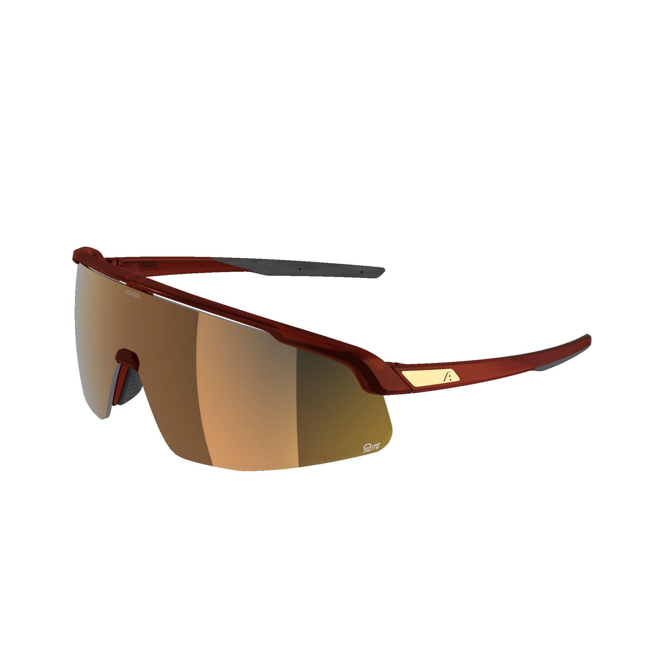 red transparent matt