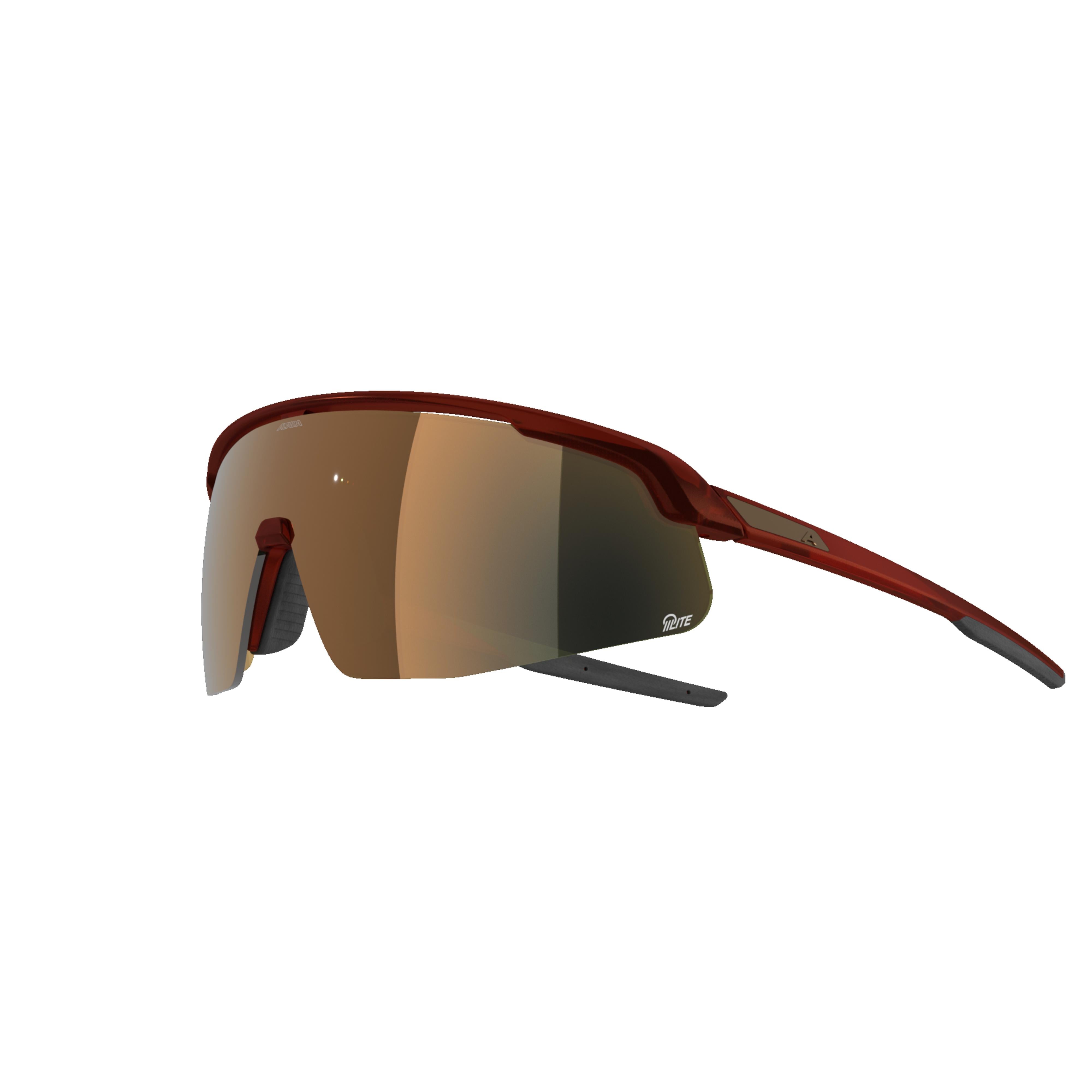 red transparent matt