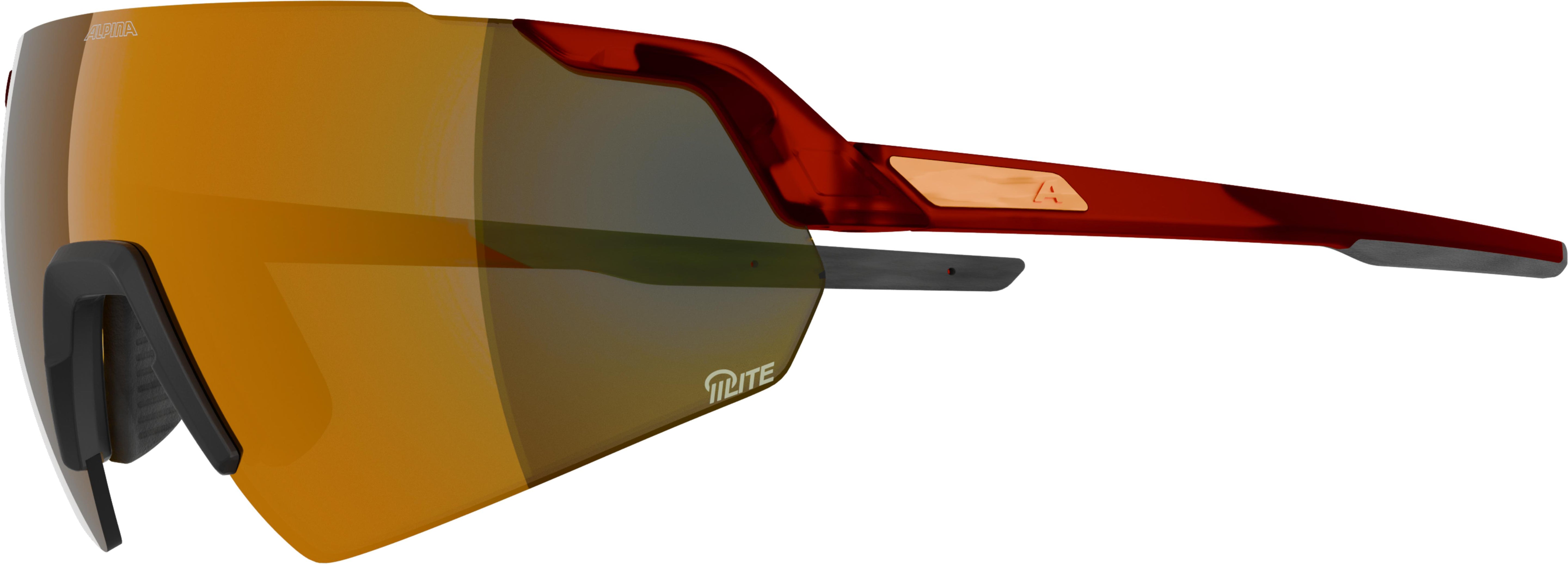 red transparent matt
