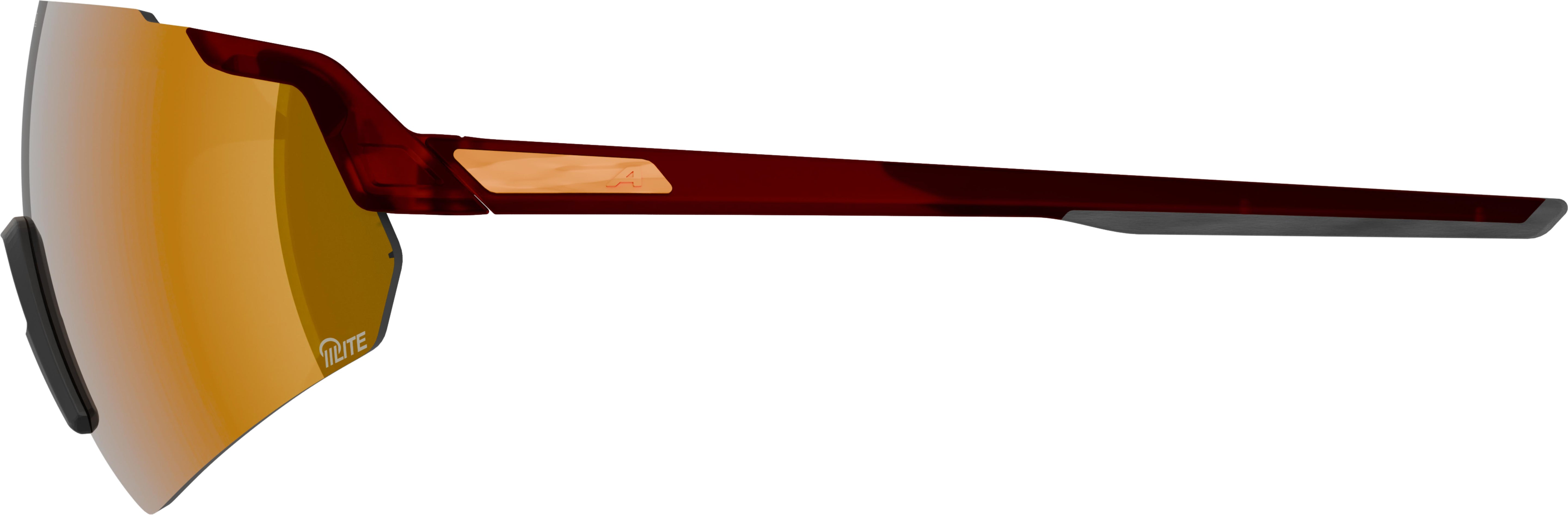 red transparent matt