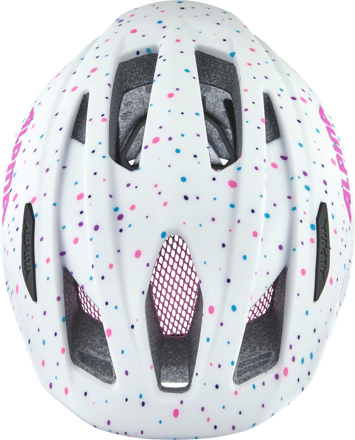 white polka dots gloss