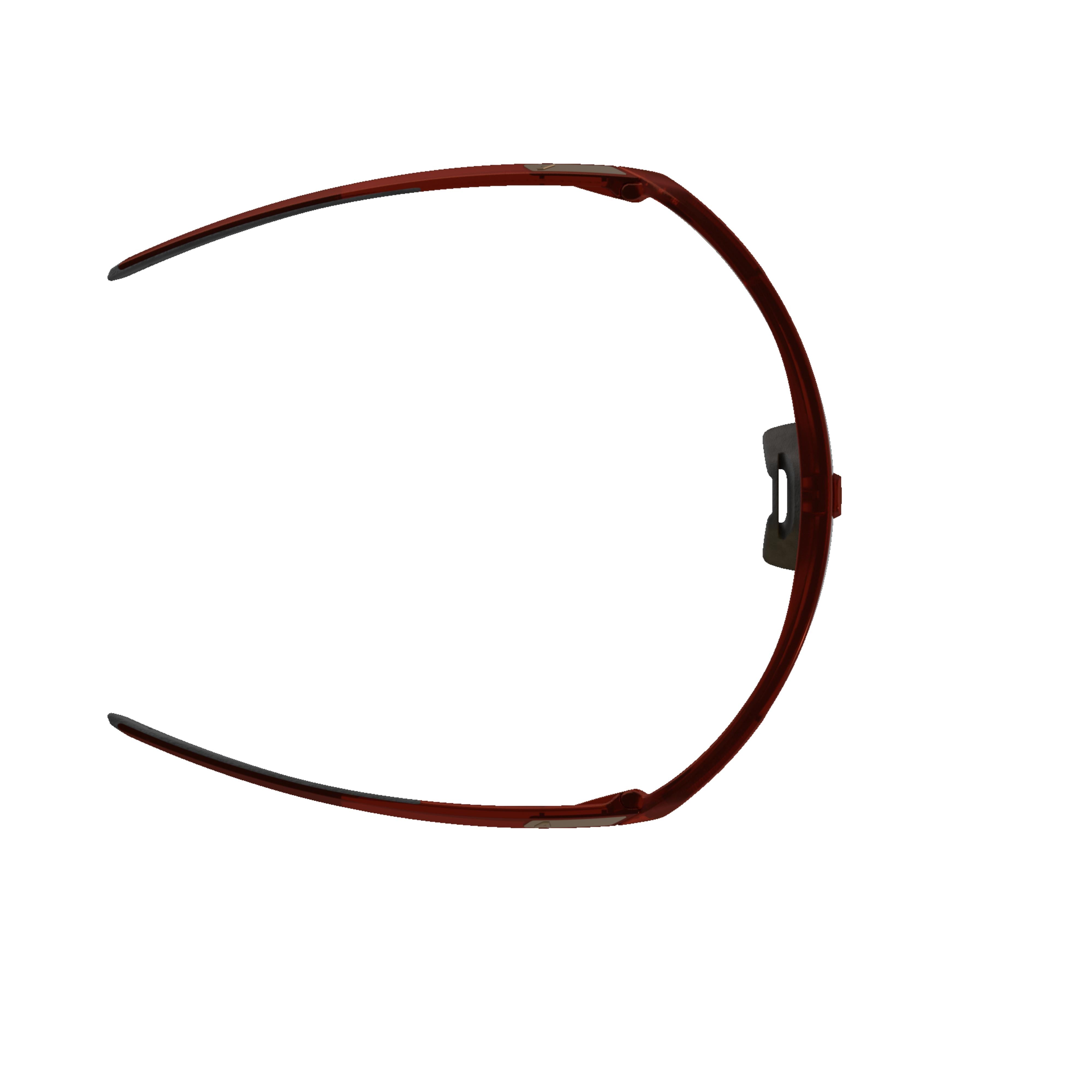 red transparent matt