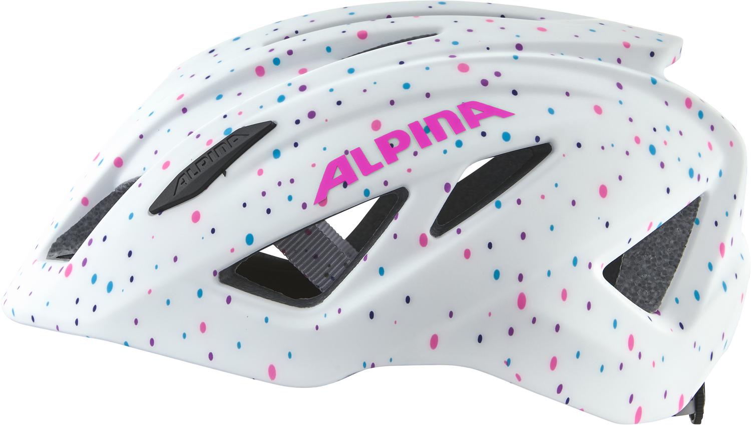 white polka dots gloss